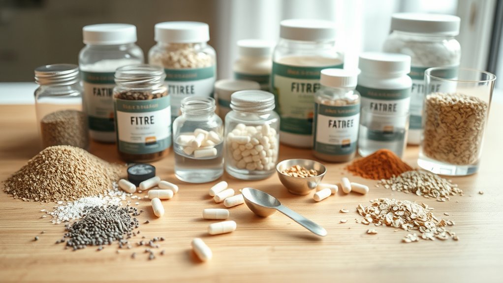 fiber supplement dosages vary