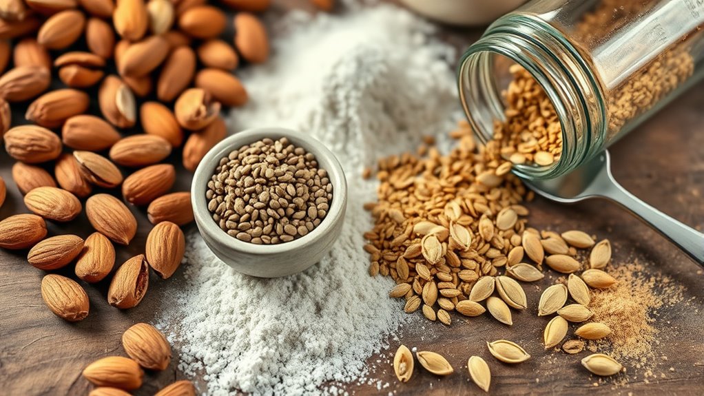 gather ingredients for protein