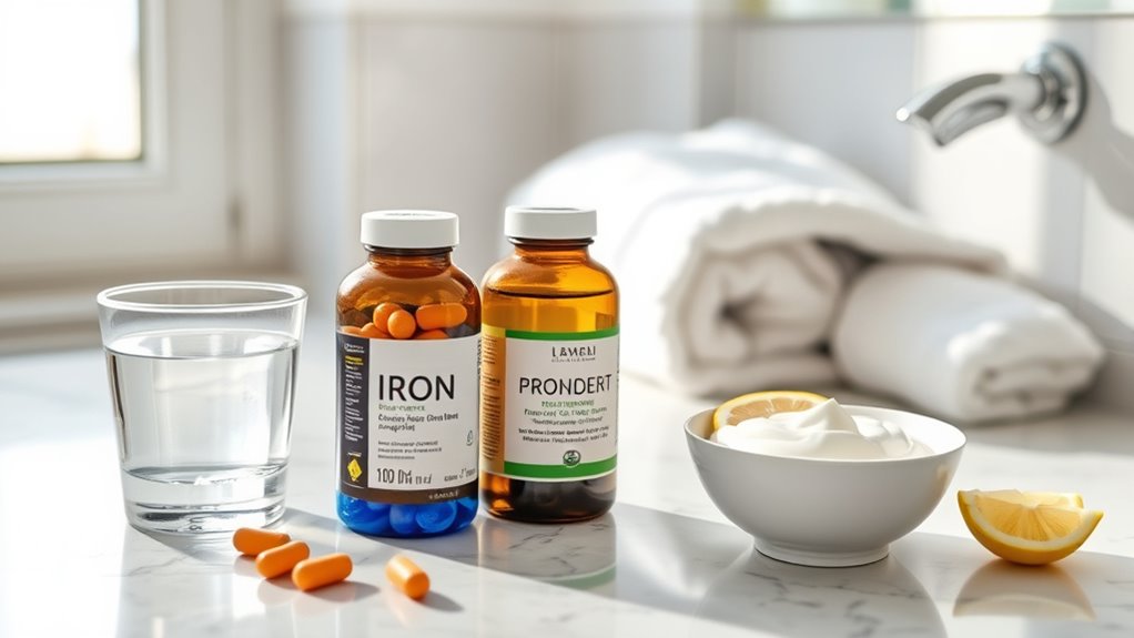 manage iron supplement diarrhea