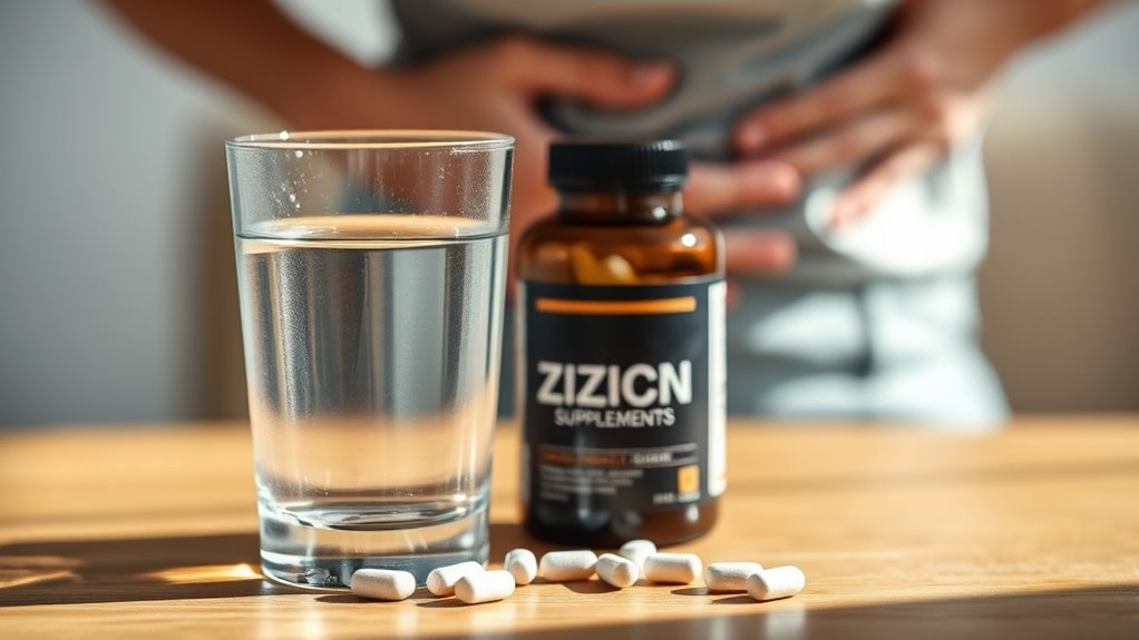 zinc supplement constipation management